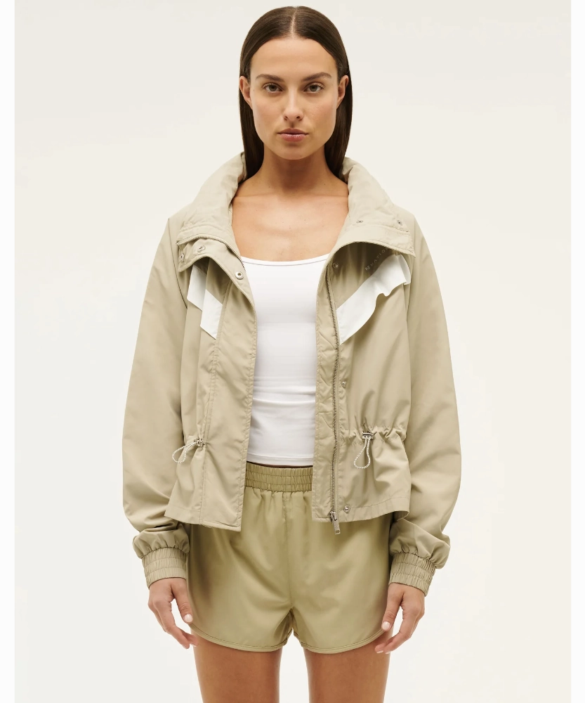P.E Nation Shelter Jacket (Overcast) SustainableYarnBlend Fine Weave