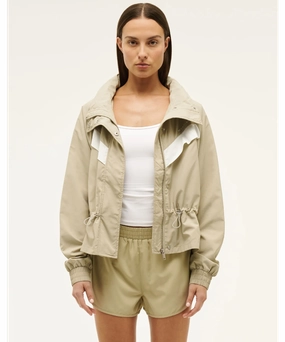 P.E Nation Shelter Jacket (Overcast) SustainableYarnBlend Fine Weave