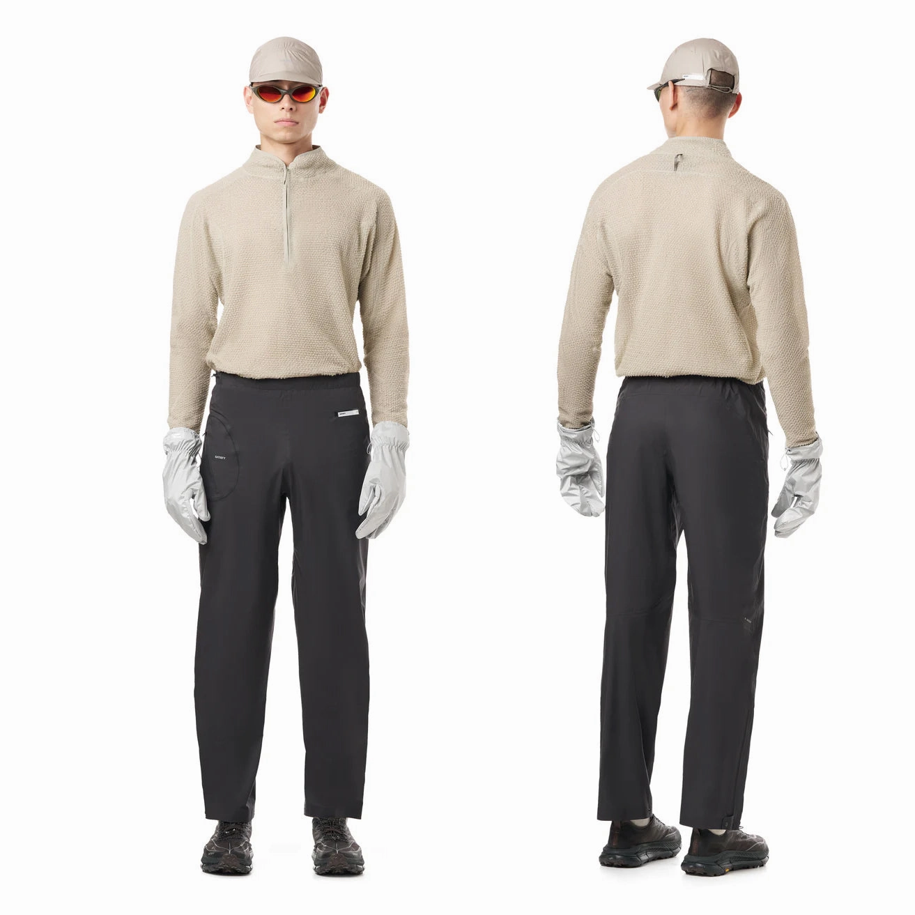 LightweightInsulation FrictionResistant Satisfy Pertex 3L Rain Pants Black