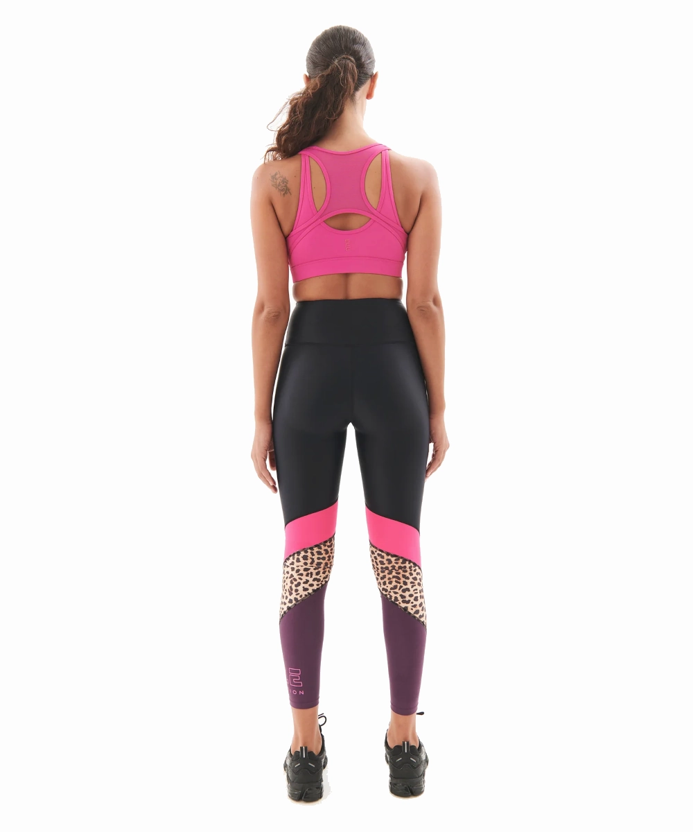 P.E Nation Del Mar Legging (Black) SlipResistantWaistband Vision Glow