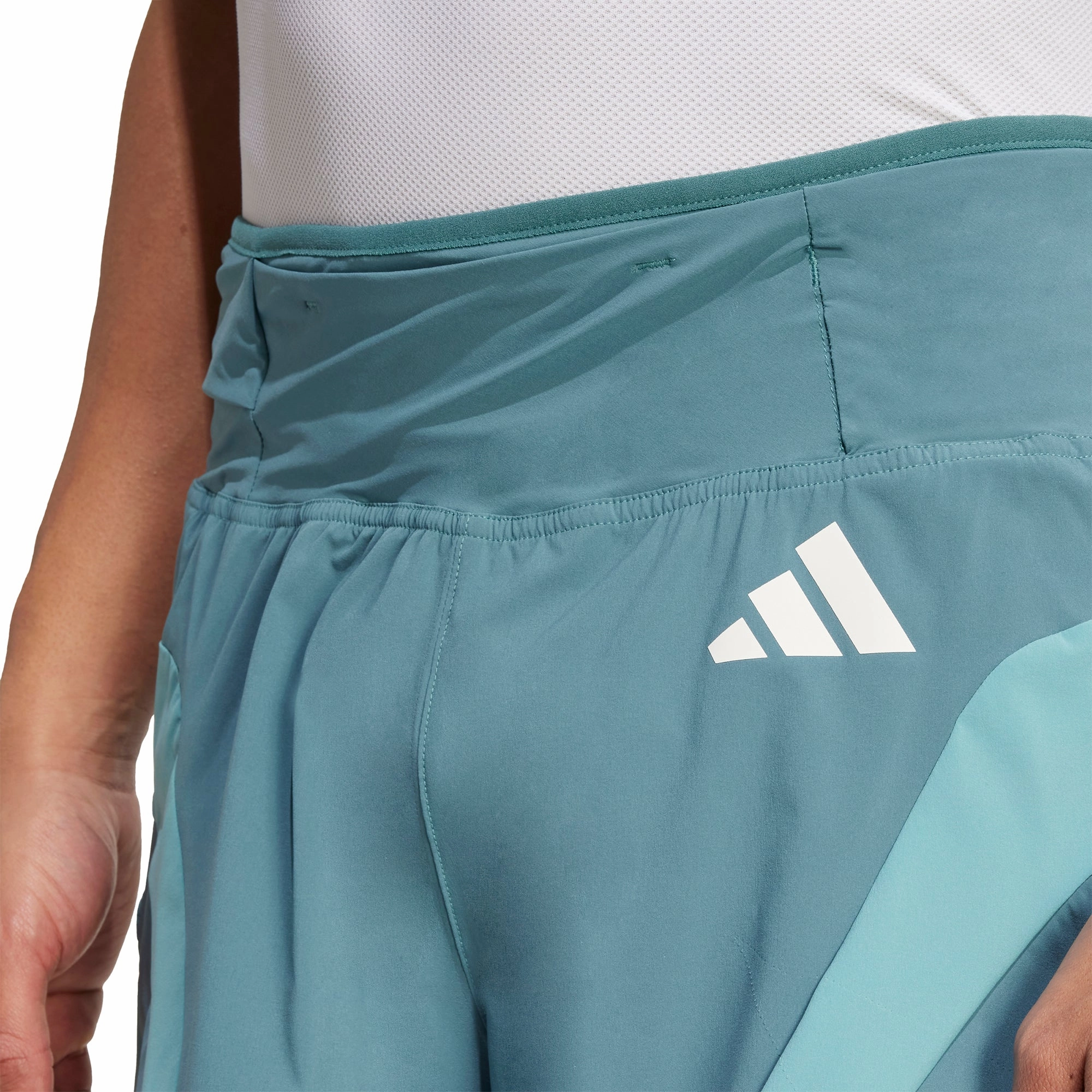mix and match adidas Adizero Archive Gel 3 Inch Mens Running Shorts - Green
