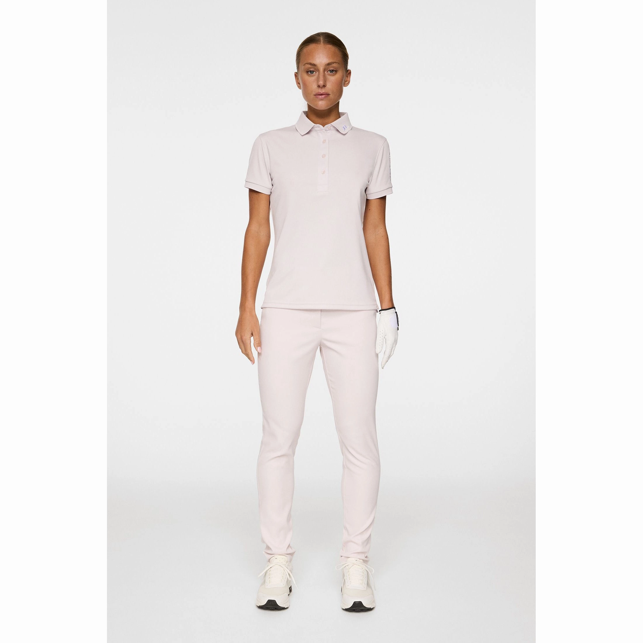 Summer Smart J.Lindeberg Women's Tour Tech Golf Polo Shirt - Grey Lilac