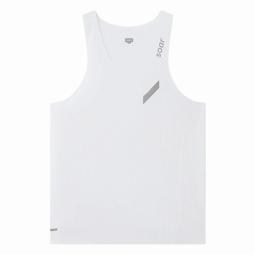 Bonded Seam Technology Men's Race Vest White