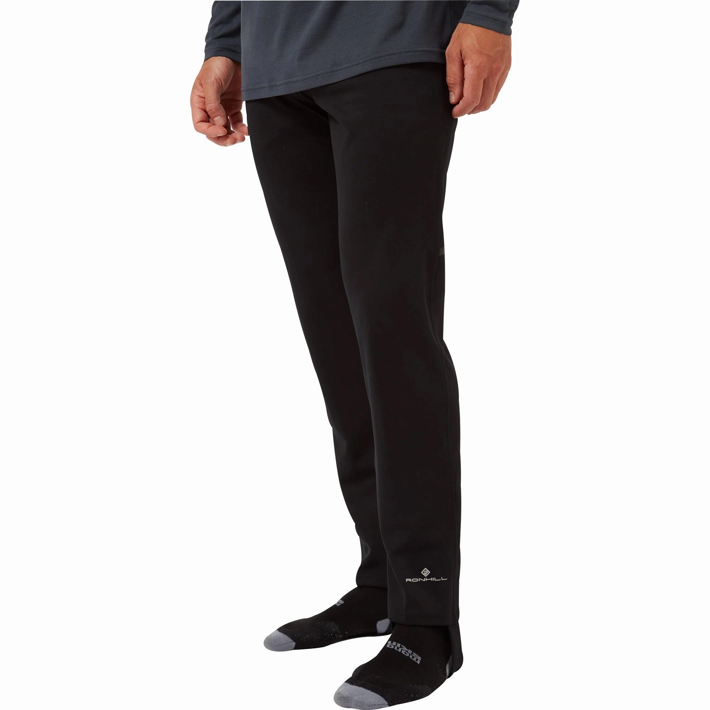 Ronhill Core Mens Tracksters - Black PermeableCloth