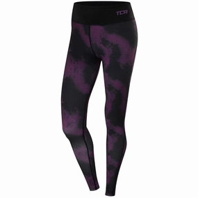 Chambray TCA Supreme Graphic Womens Long Running Tights - Purple