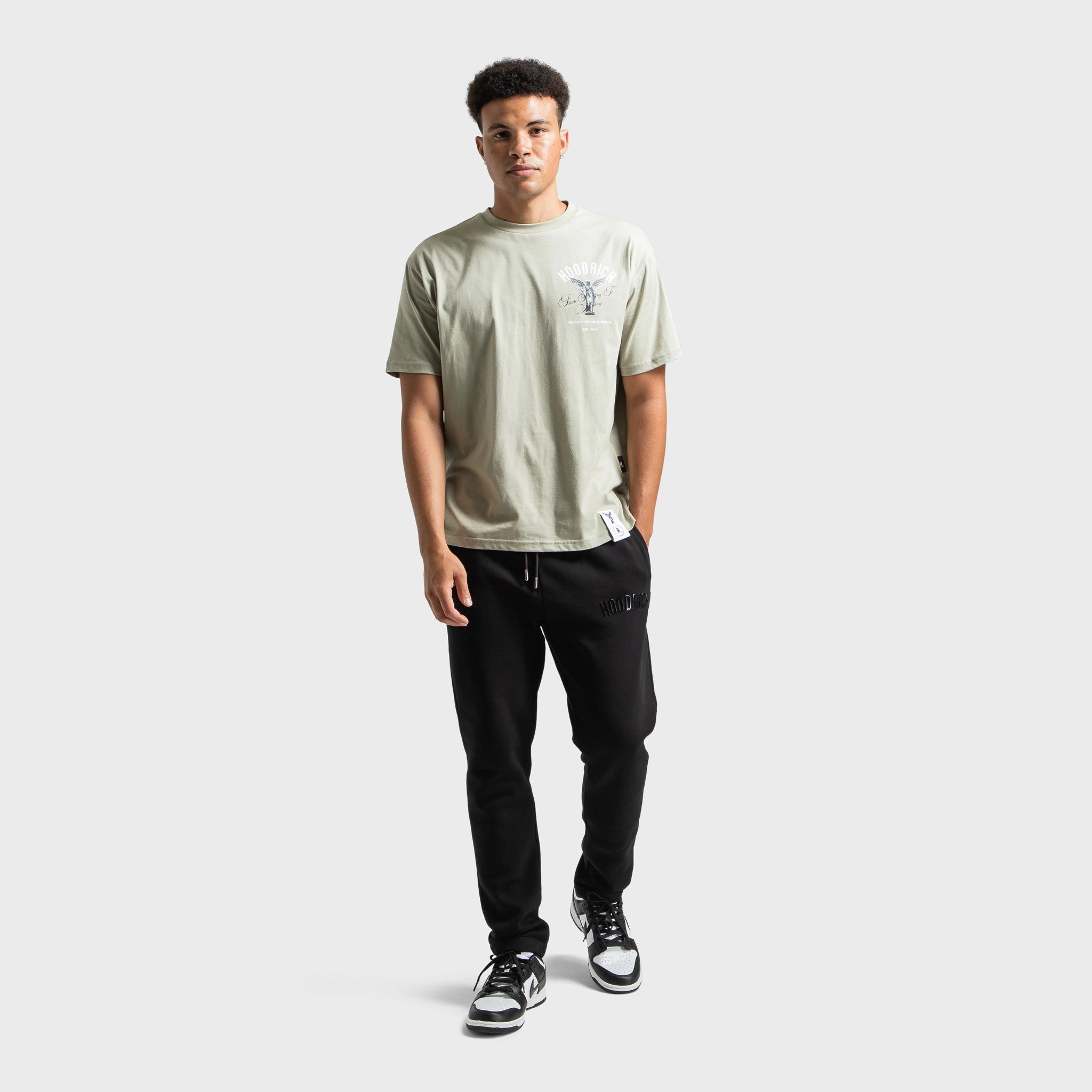 Hoodrich Vital T-Shirt Abbey Stone / White - Black Multi Panel