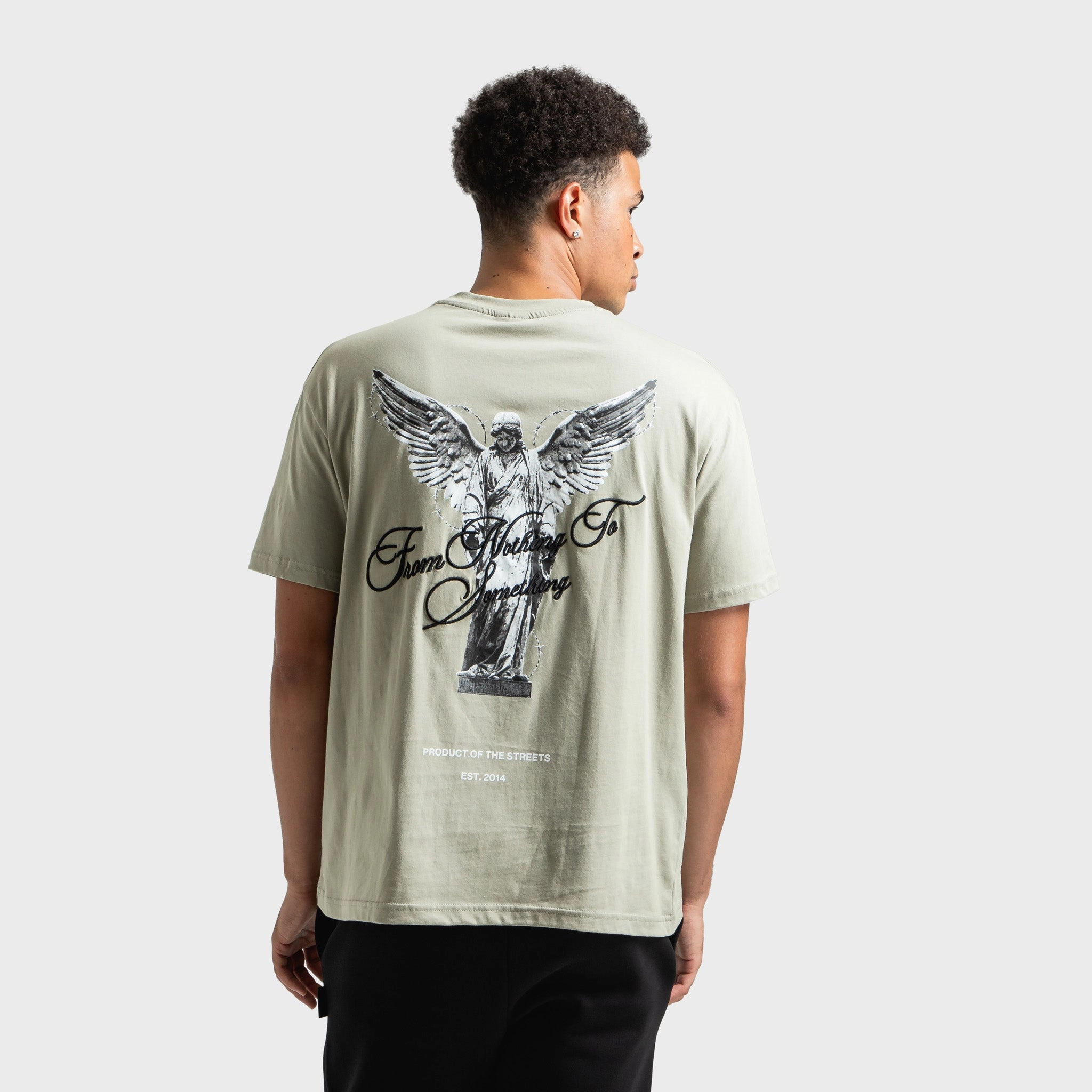 Hoodrich Vital T-Shirt Abbey Stone / White - Black Flexible Fabric environmental - friendly