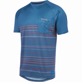 Easy to Wear NeutralImpactSupport Madison Roam Short Sleeve Mens Cycling Jersey - Blue