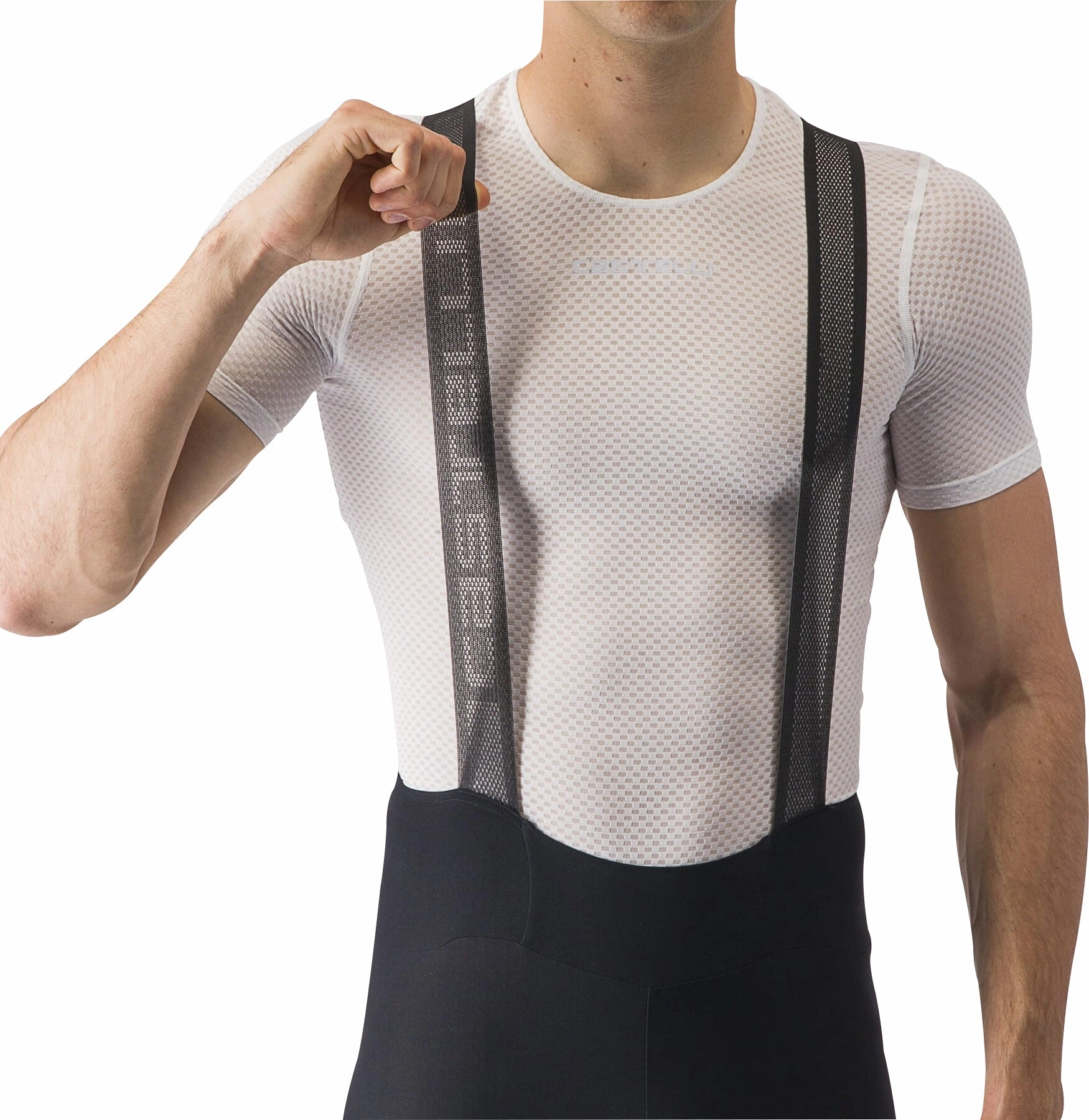 Castelli Espresso Mens Cycling Bib Shorts - Black Pocket Reinforcement Denim shorts