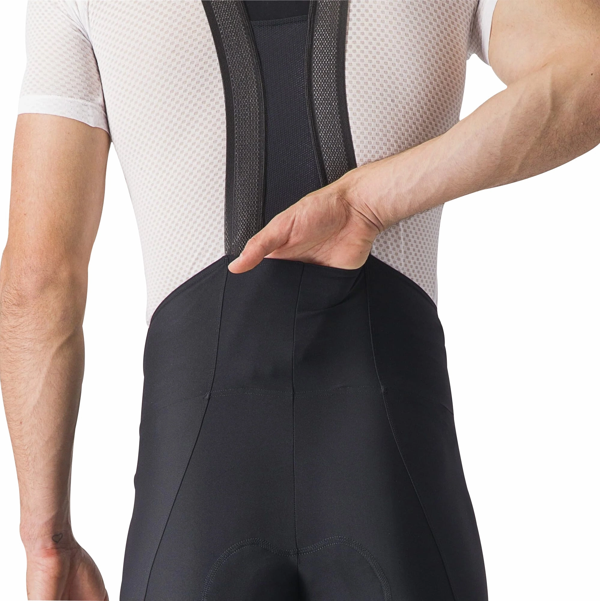 Trendy Look Castelli Espresso Mens Cycling Bib Shorts - Black