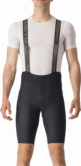 Castelli Espresso Mens Cycling Bib Shorts - Black Subtle Charm Heat Ready