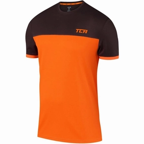 Airflow Ventilation Design Everyday Essential TCA Aeron Short Sleeve Junior Running Top - Orange