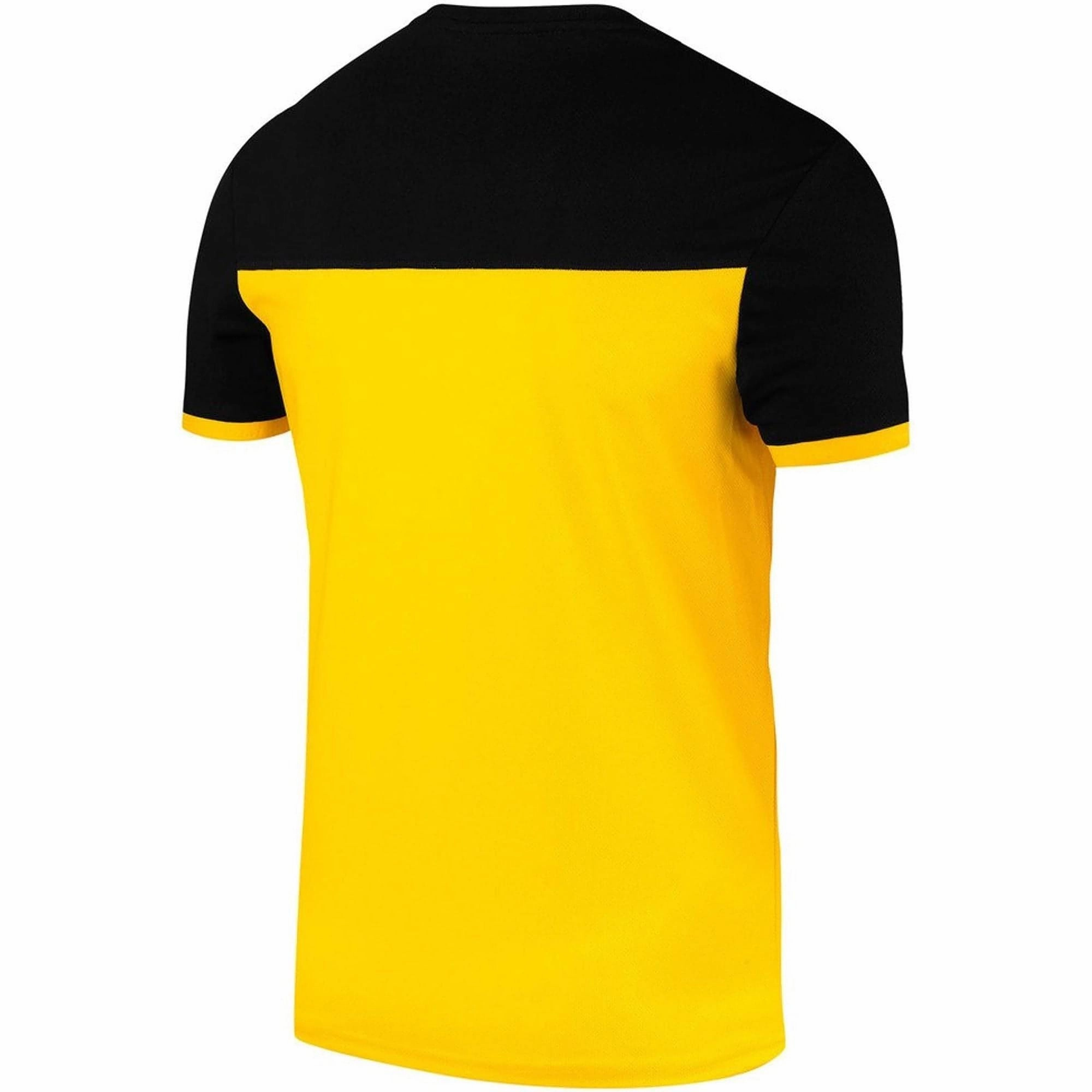TCA Aeron Short Sleeve Junior Running Top - Yellow Set In Sleeve