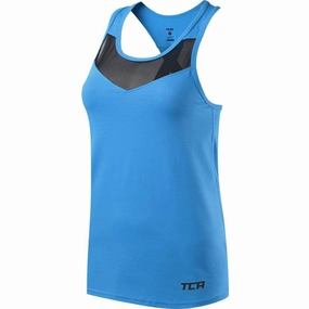 national barbershop TCA MeshLuxe Womens Running Vest - Blue