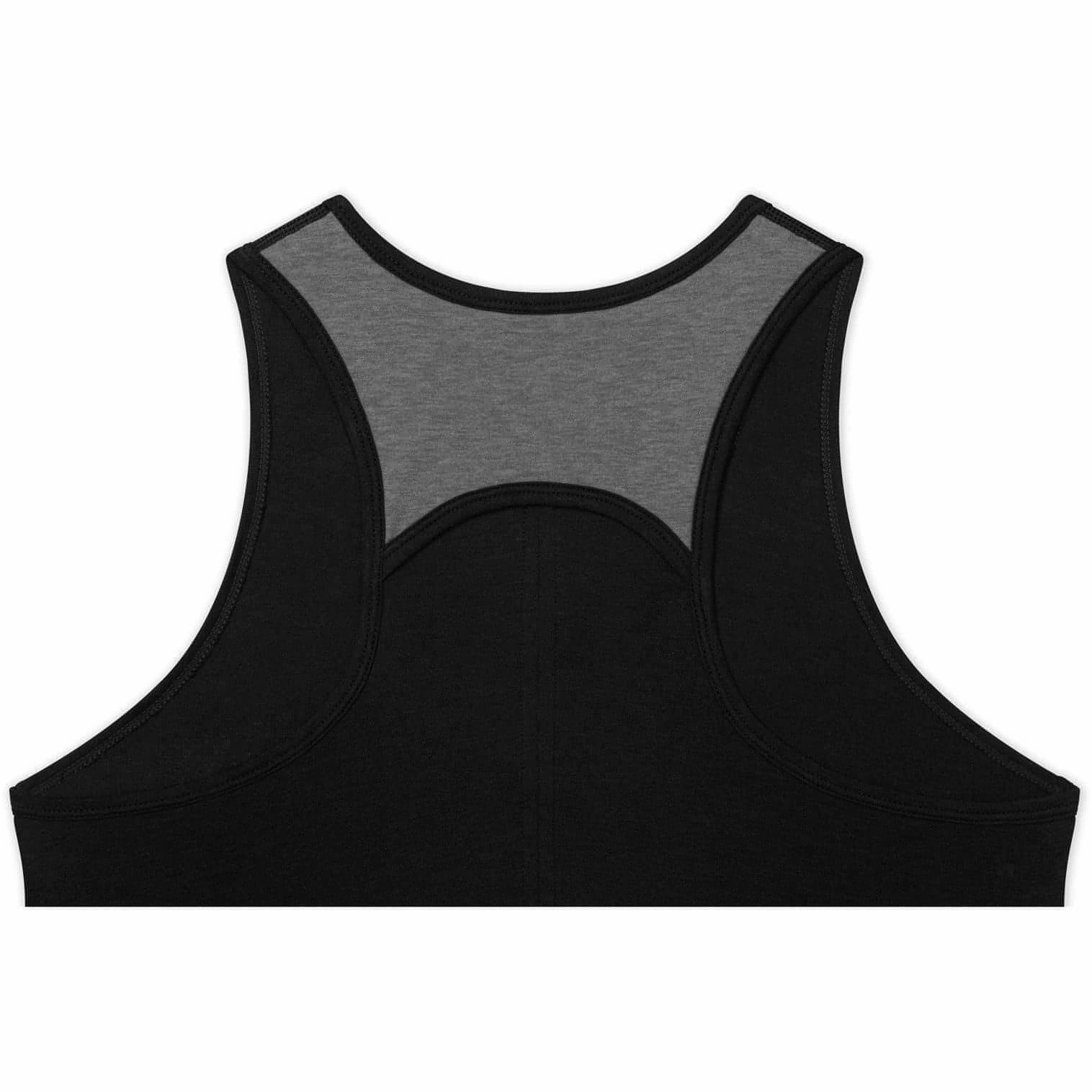 TCA Natural Performance Womens Running Vest Tank Top - Black Practical Rayon