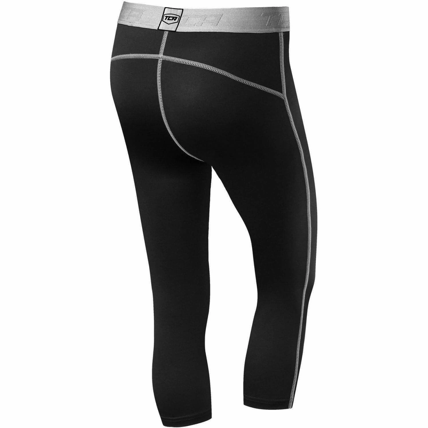 High-performance TCA Pro Performance Endurance Womens 3/4 Capri Running Tights - Black