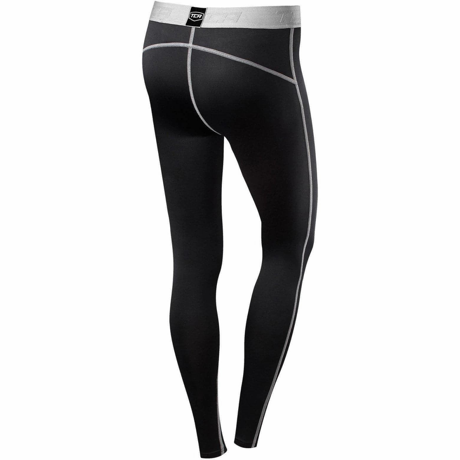 Flexible Fit Stylish performance TCA Pro Performance Endurance Womens Long Running Tights - Black