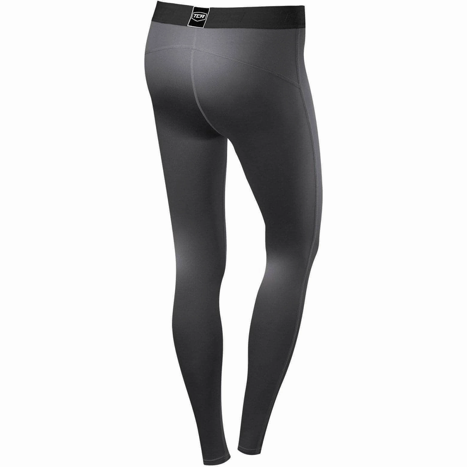 Breathable MoistureWicking Fabric TCA Pro Performance Endurance Womens Long Running Tights - Grey