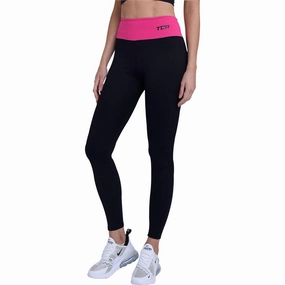 TCA Pro Performance Supreme High Waist Womens Long Running Tights - Black Functional