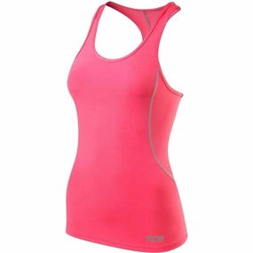 LaserCut Perforations pricing venue TCA Pro Performance Womens Running Vest Tank Top - Pink