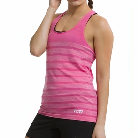 Specialty Store TCA QuickDry SuperKnit Womens Running Vest Tank Top - Pink
