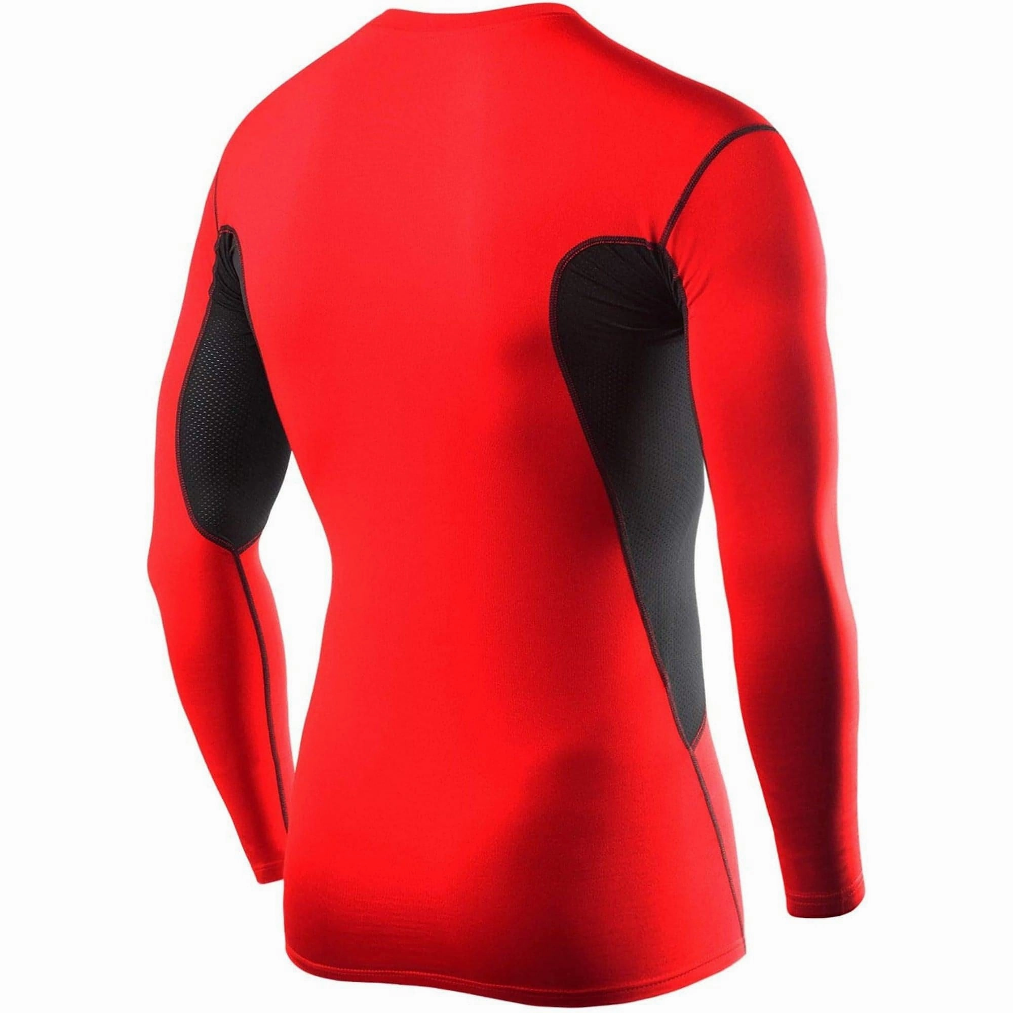 TCA SuperThermal Mens Long Sleeve Compression Top - Red Replace