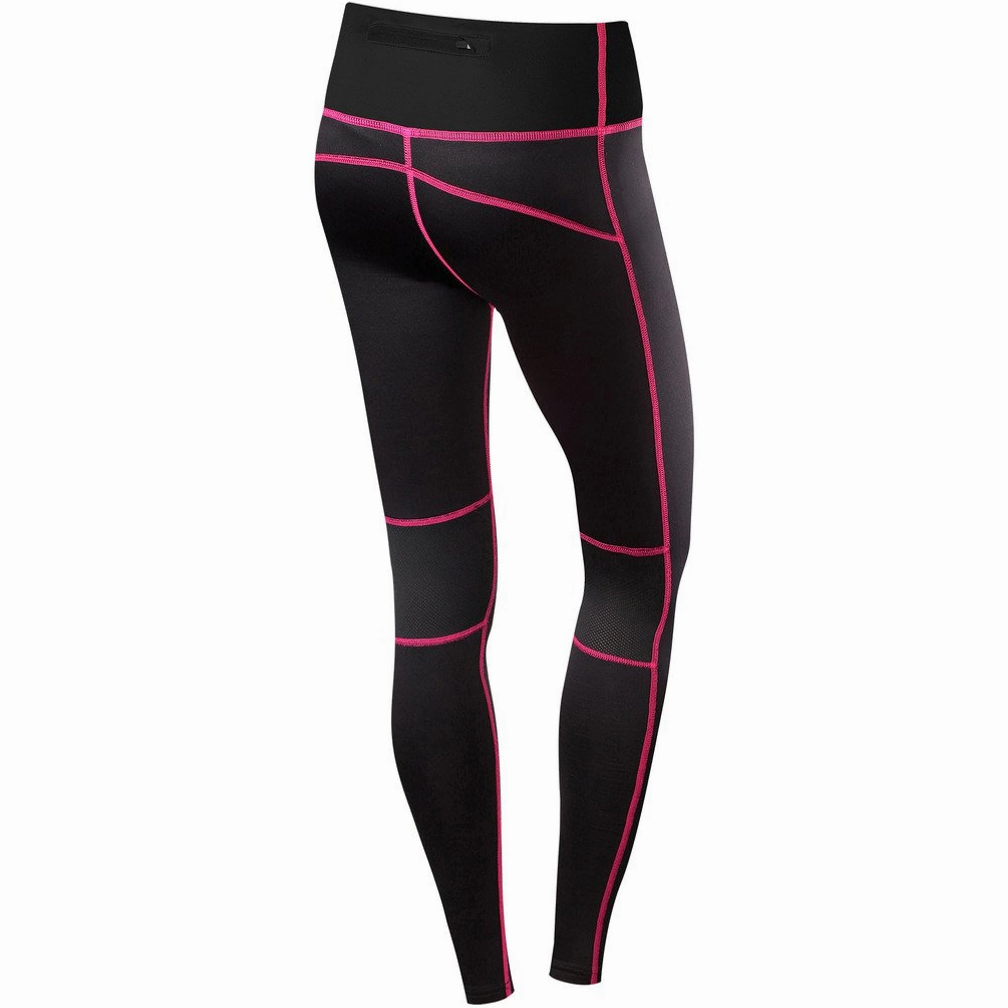 TCA SuperThermal Performance Womens Long Running Tights - Black Ankle-length-cut-feature
