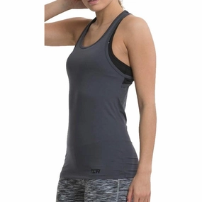 Love TCA Tech Racerback Womens Running Vest Tank Top - Grey