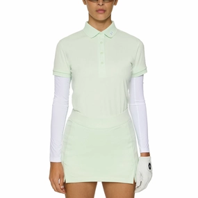 PreShrunk Cotton Blend J.Lindeberg Women's Tour Tech Golf Polo Shirt - Ambrosia