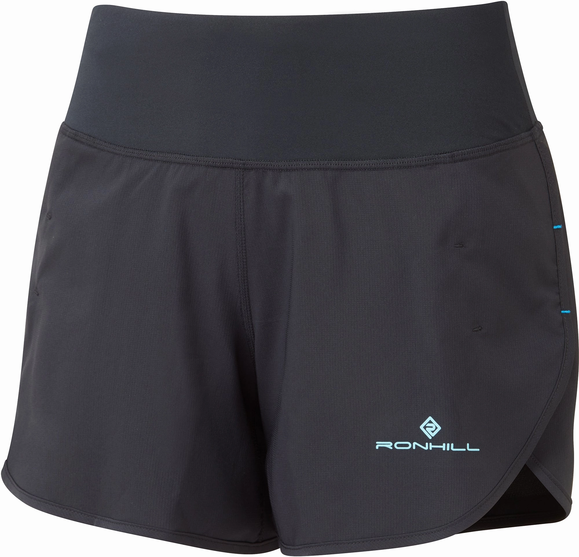 Tailored Fit Workwear Ronhill Tech 4.5 Inch Womens Running Shorts - Black