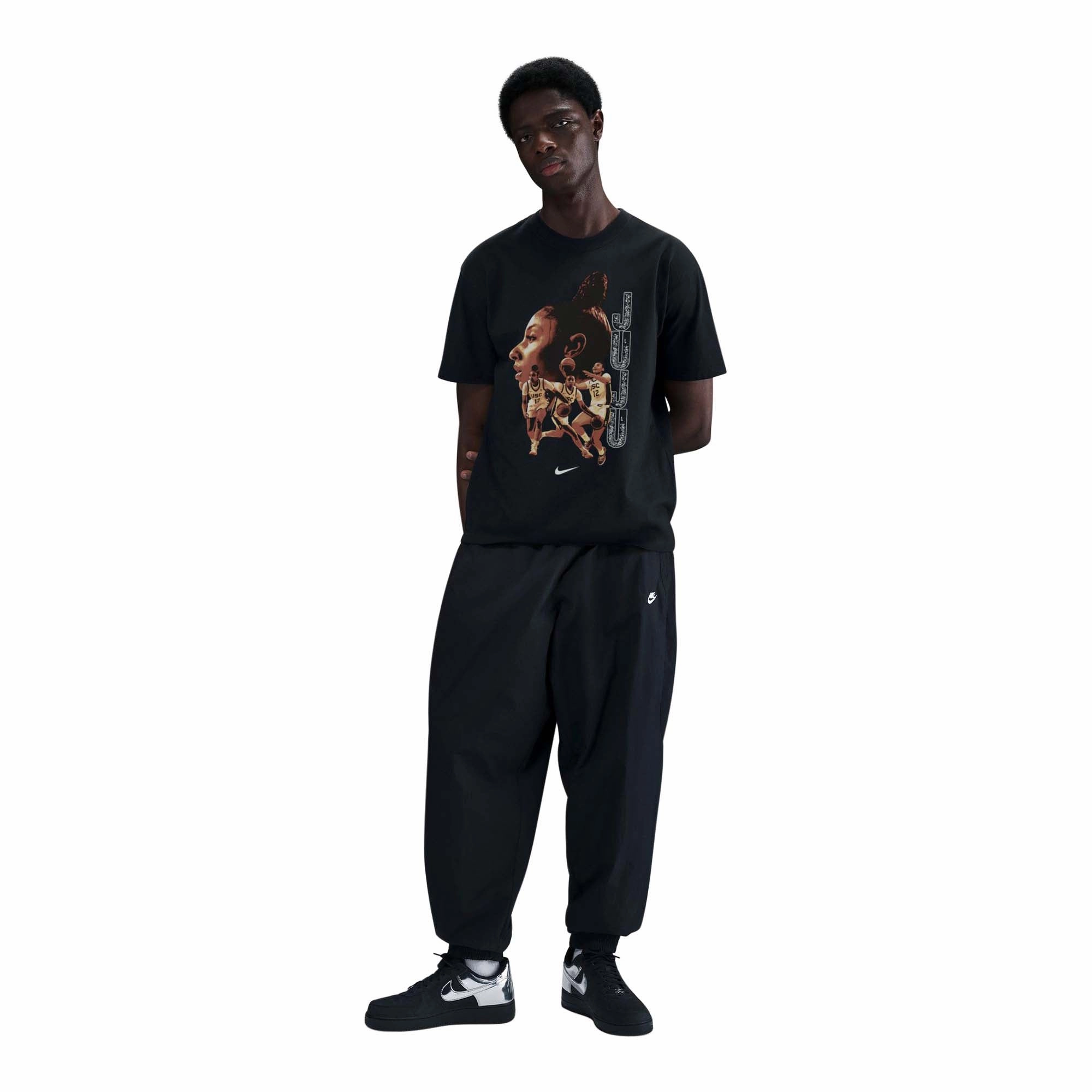 JuJu Watkins 'USC' Basketball T-Shirt Utility Mode Sequin Glow