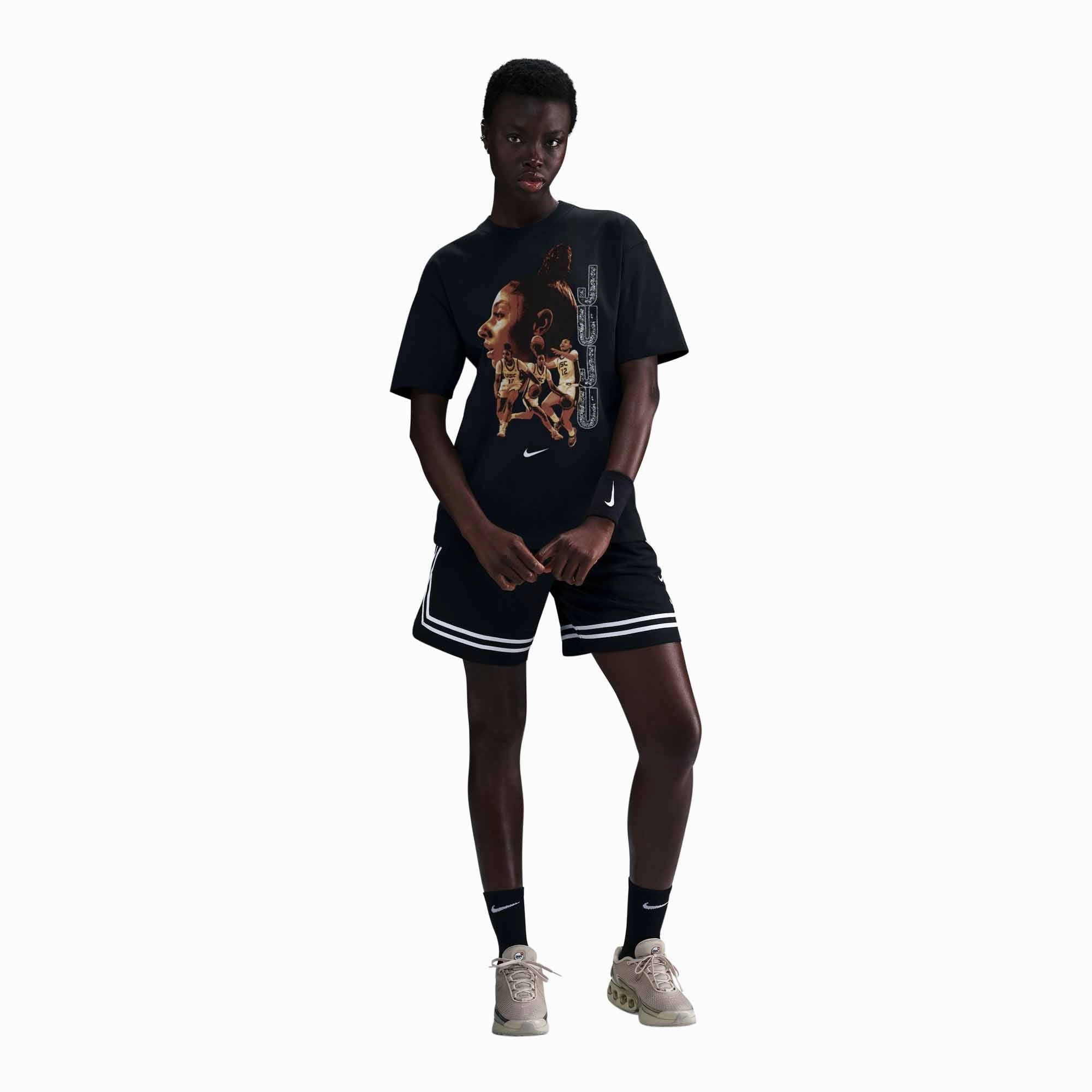 JuJu Watkins 'USC' Basketball T-Shirt Ship Glow Modular Attachment System