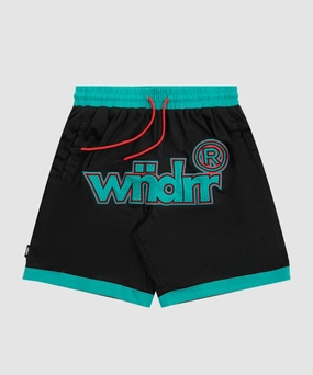 casual fun WNDRR Offcut Court Short (Black/Teal)