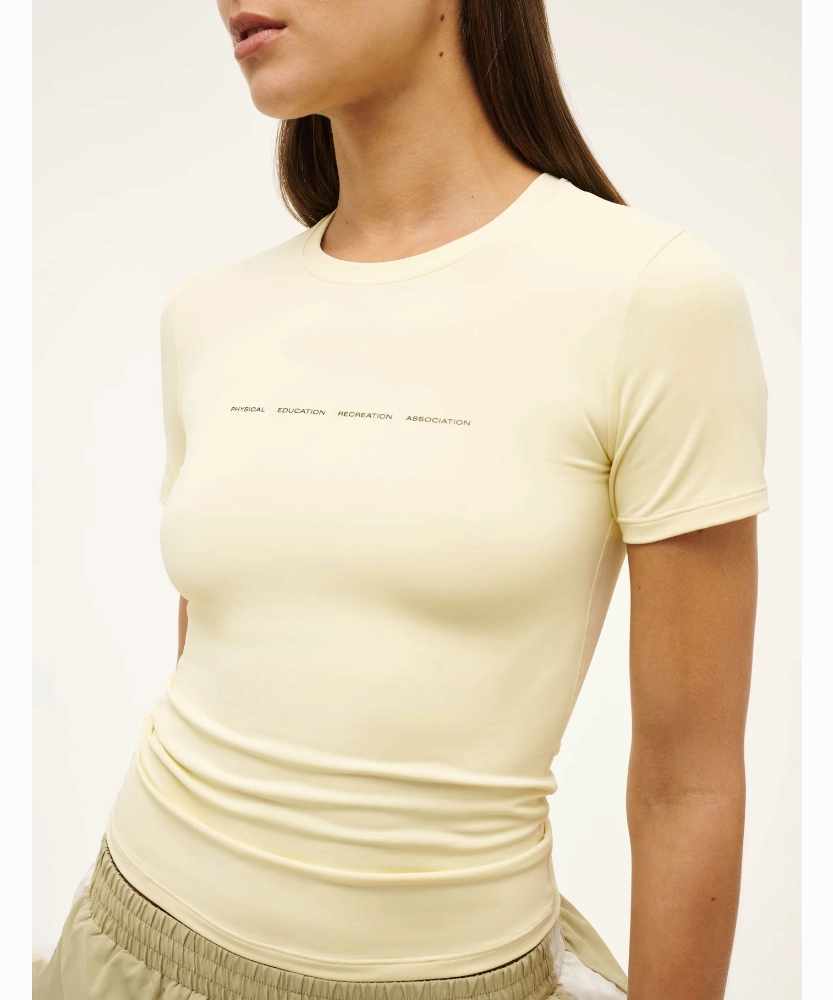Red Flash Noble Core P.E Nation Foundation SS Tee (Butter)