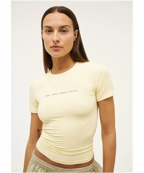 P.E Nation Foundation SS Tee (Butter) Lake Glow Bio Glow