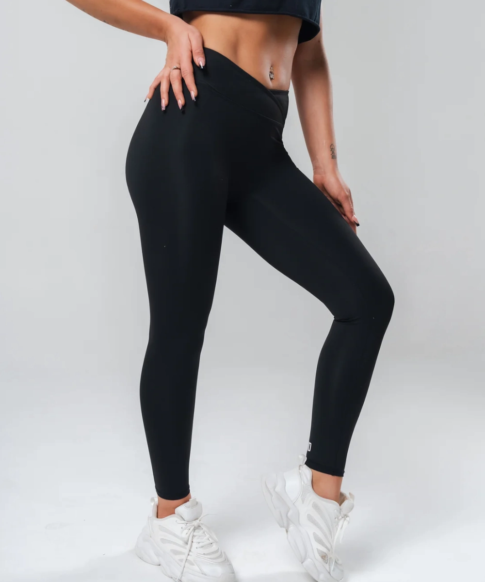 UNDRGROUND V Waist Leggings (Jet Black) Urban Chic