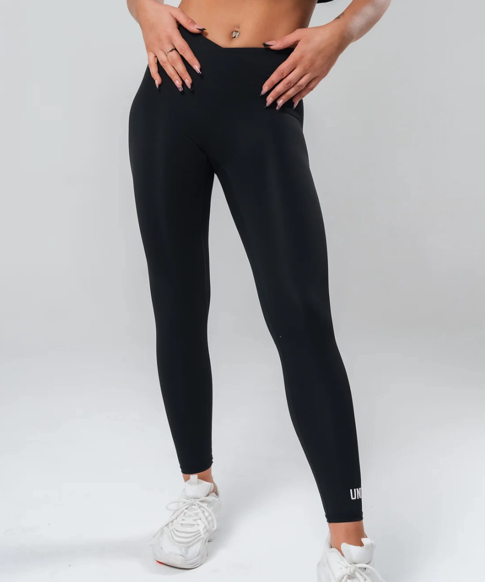UNDRGROUND V Waist Leggings (Jet Black) Easy Cool
