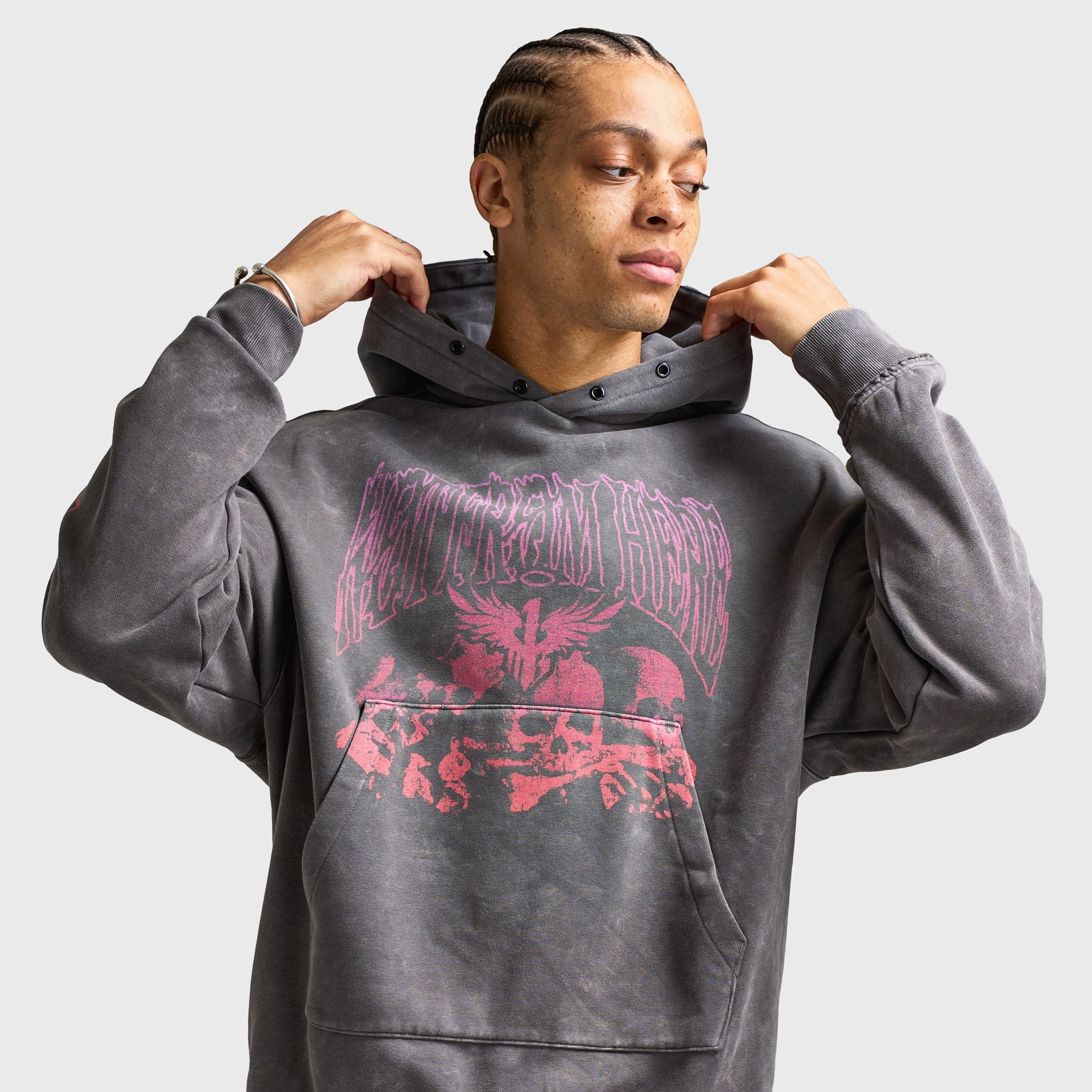 Puma LaMelo World Tournament Hoodie / Dusky Gray Wrinkle resistant fabric Cozy Street Style