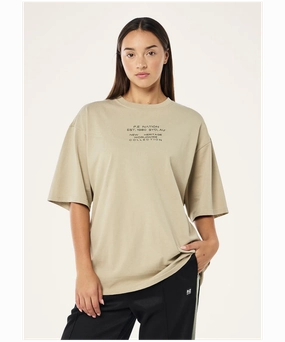 P.E Nation Lamont Tee (Washed Biscuit) DoubleLayeredHem Party Guest