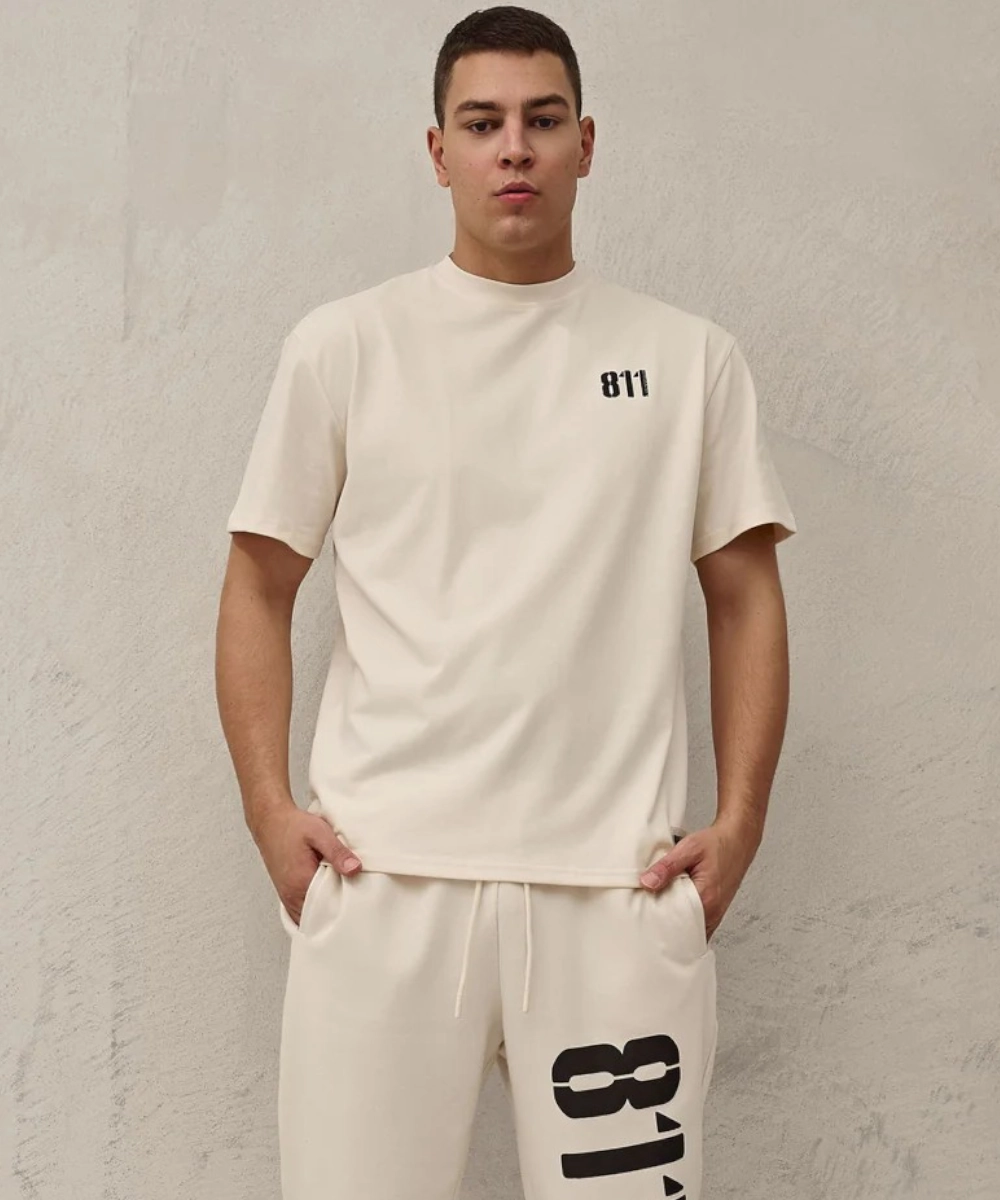 Free Mind 811 Originals Unisex King St Tee (Beige)