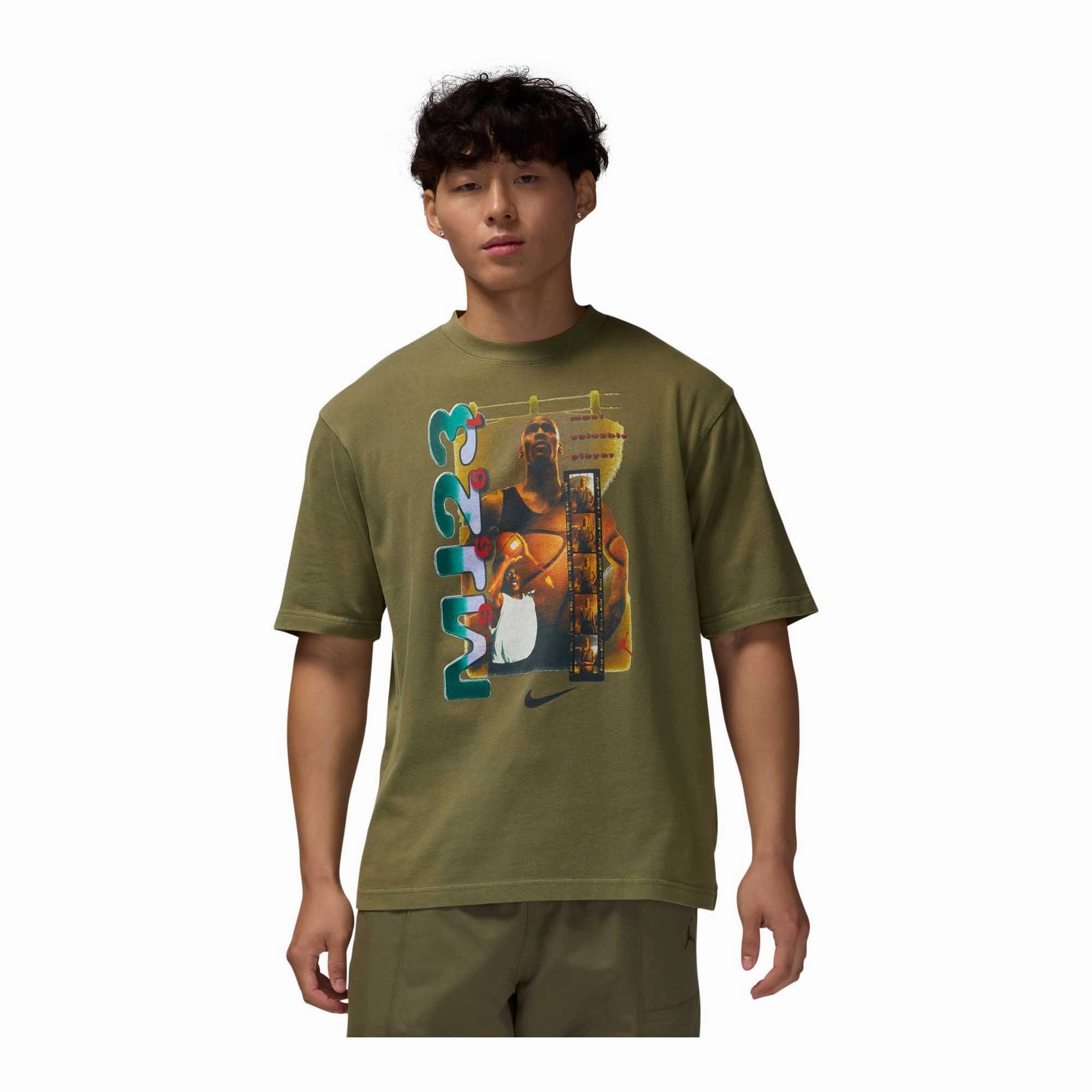 StretchableFabric TumbleDry Safe Jordan Men's Short-Sleeve T-Shirt