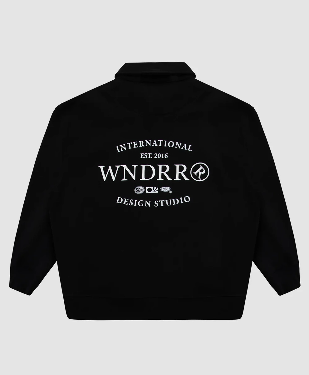Earth Glow Breathable Lamination WNDRR Sheriff Rugby Sweat (Black)