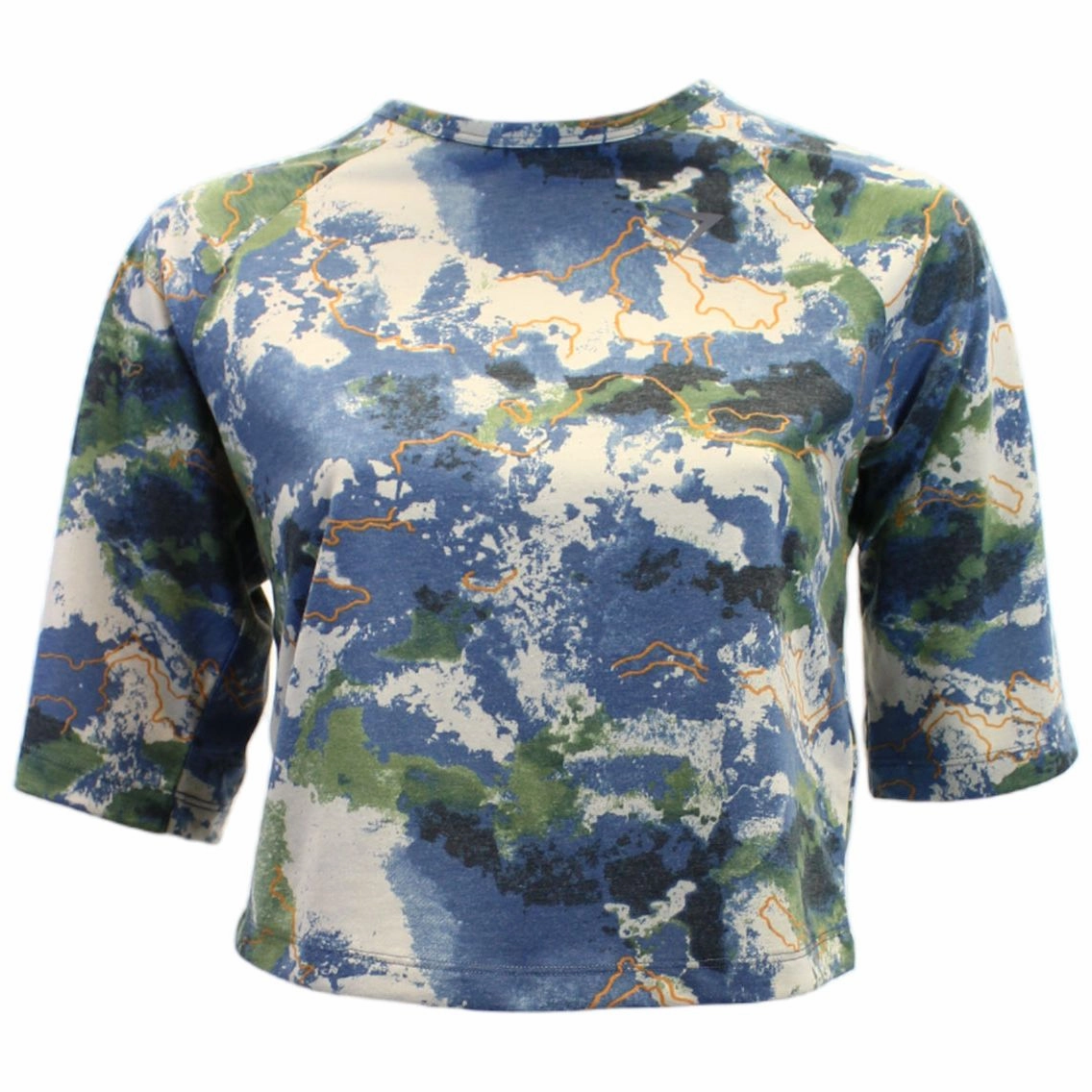 Saga Fit Gymshark Venture Short Sleeve Womens Training Top - Green