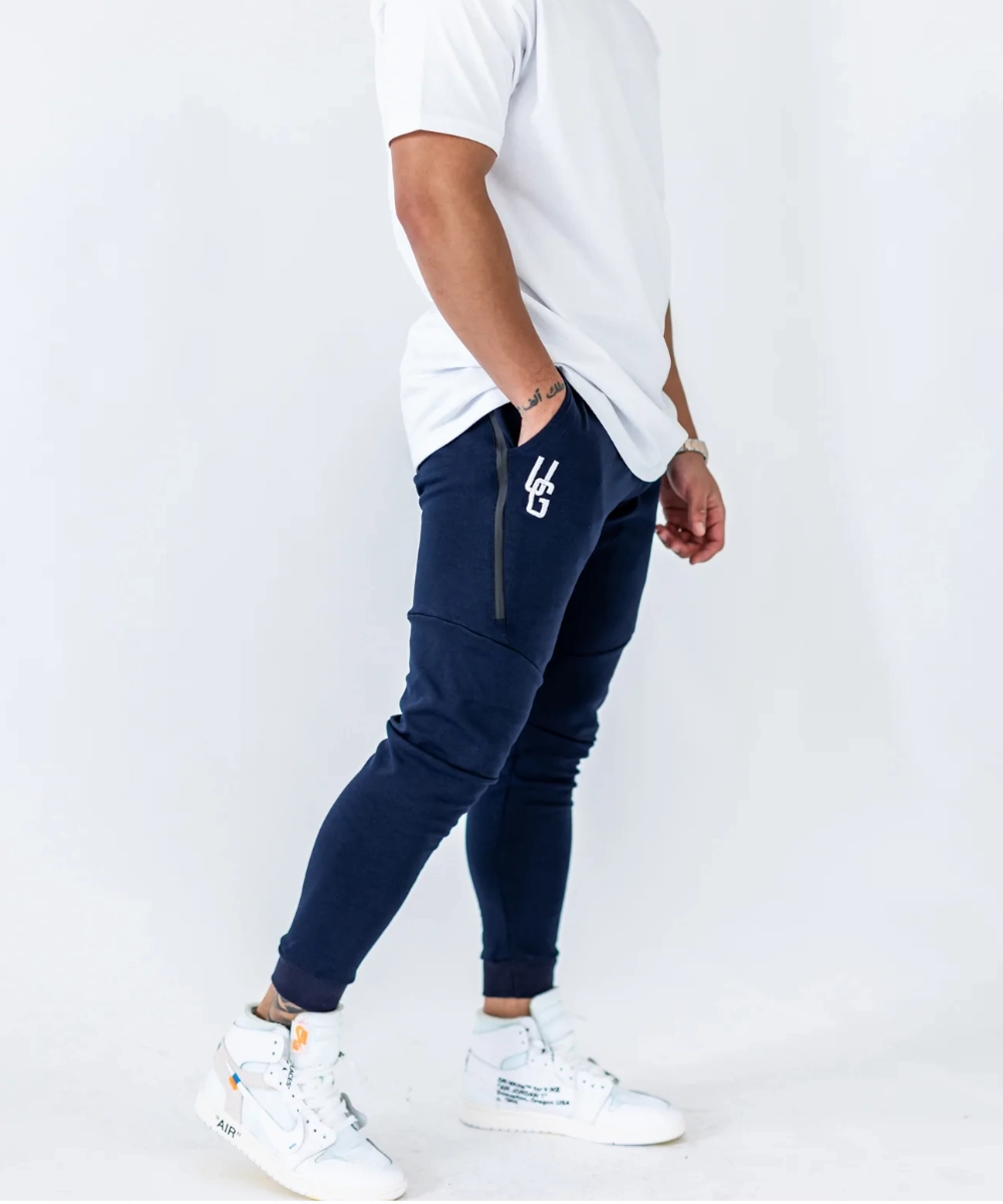 UNDRGROUND Essential Tapered Joggers (Navy) HeatReflective Lining Family Style