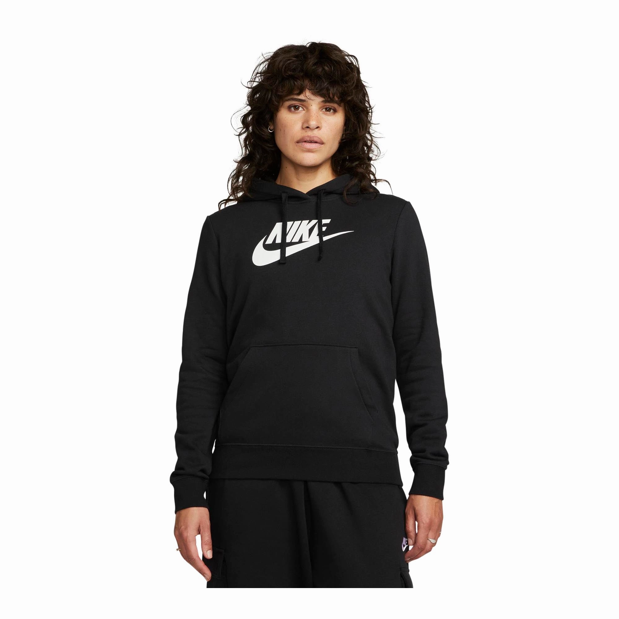 Durable Reinforcements Photo Glam Nike Sportswear Club Fleece Women's Logo Pullover Hoodie