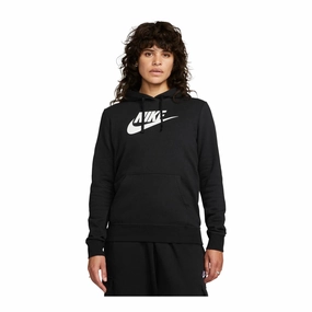 MoistureControl Fabric ThermalRegulation Nike Sportswear Club Fleece Women's Logo Pullover Hoodie