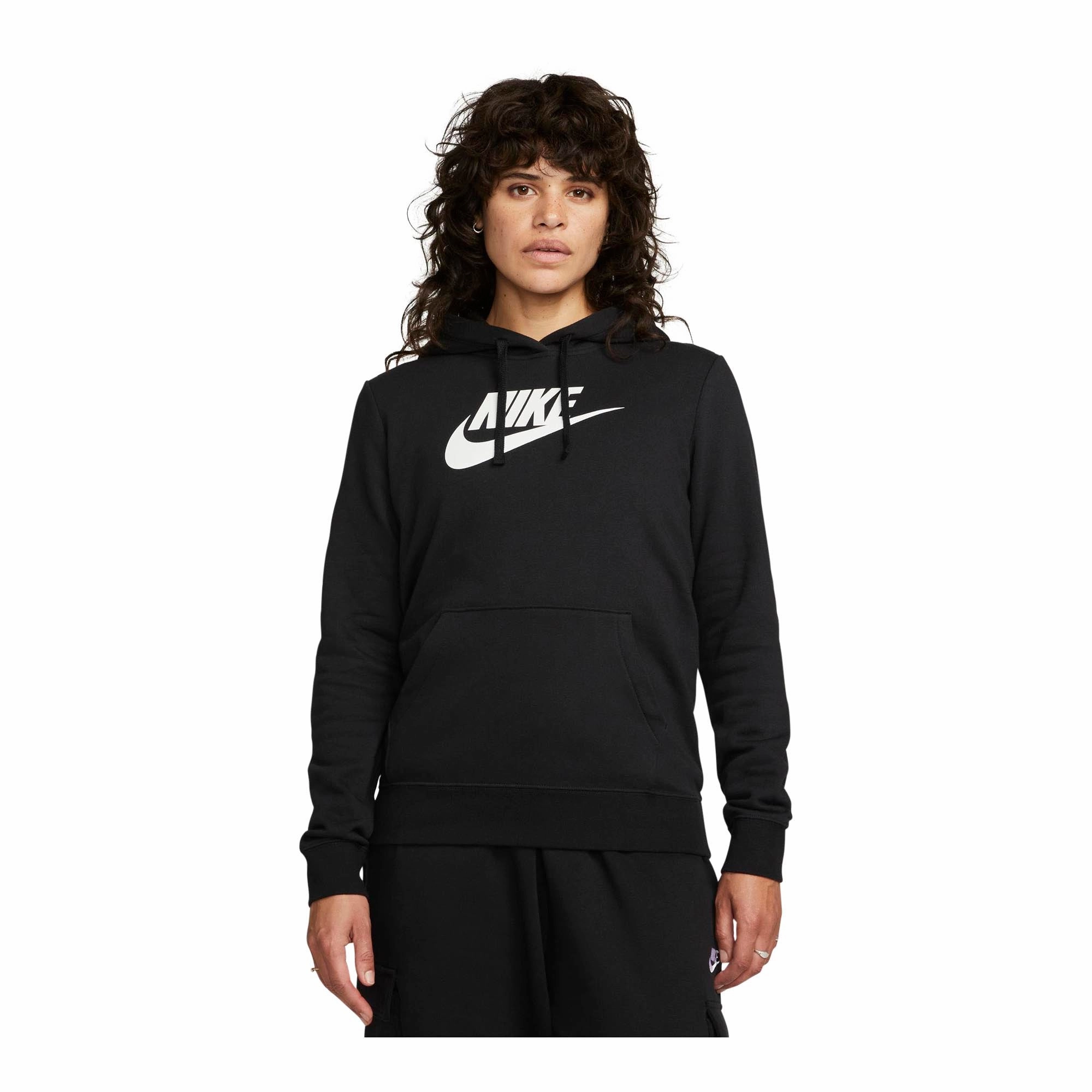 MoistureControl Fabric ThermalRegulation Nike Sportswear Club Fleece Women's Logo Pullover Hoodie