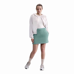 Nike Sportswear Phoenix Fleece Women's Skirt DoubleLayeredEdging Gentle Breeze