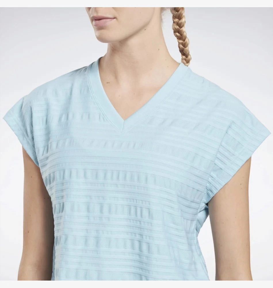 Seamless construction HeavyweightThermal Women's Perforated Tee
