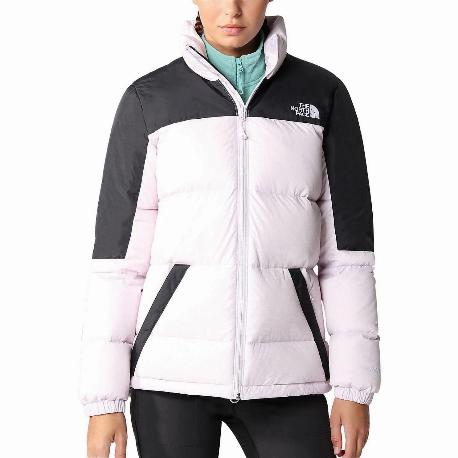 The North Face Diablo Womens Down Jacket - Purple Glow In The Dark Trim